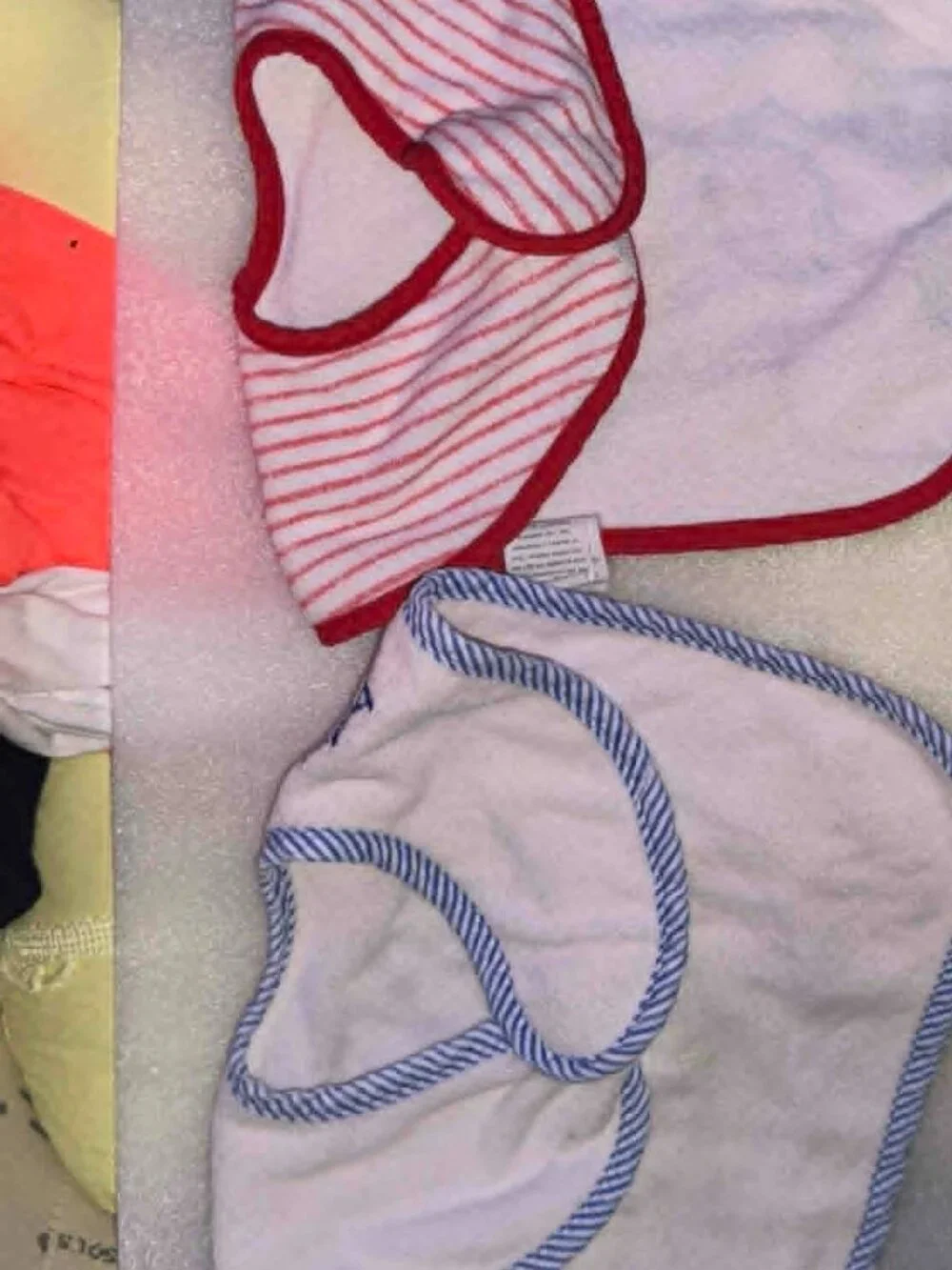 Vintage Terry Cloth Lot of 5 Bibs